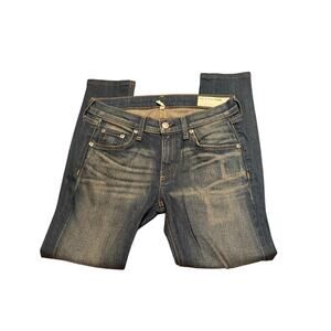 Rag & Bone Dark Wash Skinny Jeans 27
